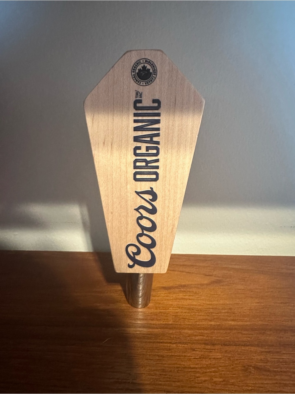 Coors Organic Wood Tap Handle - Natural Wood Tone